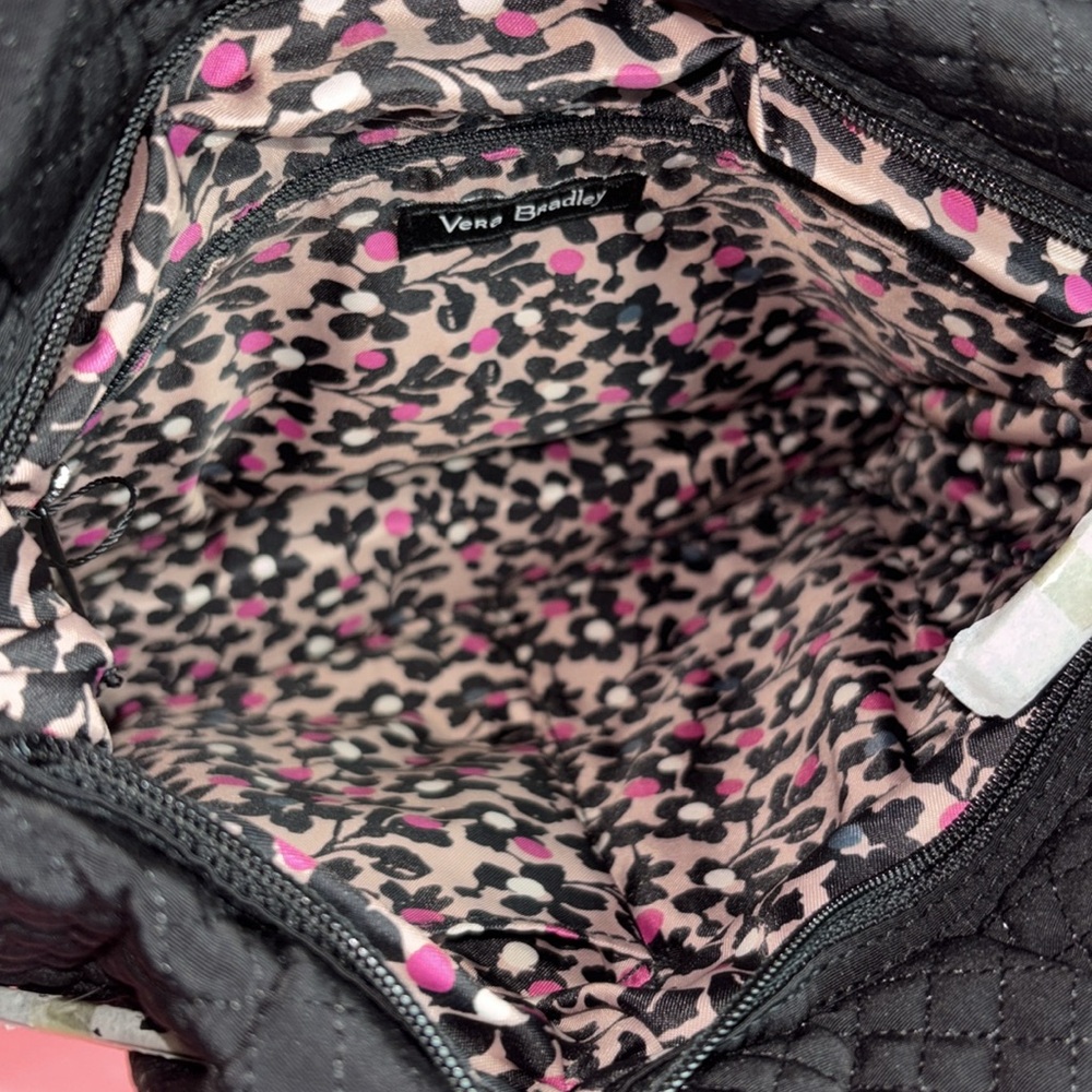 Vera Bradley Black Crossbody Bag with Elegant Design